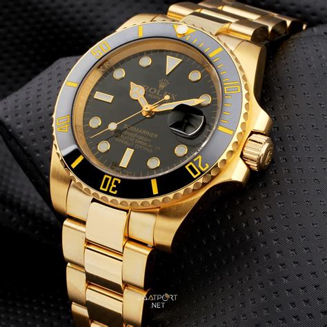 18 carat gold rolex submariner|rolex submariner all gold price.